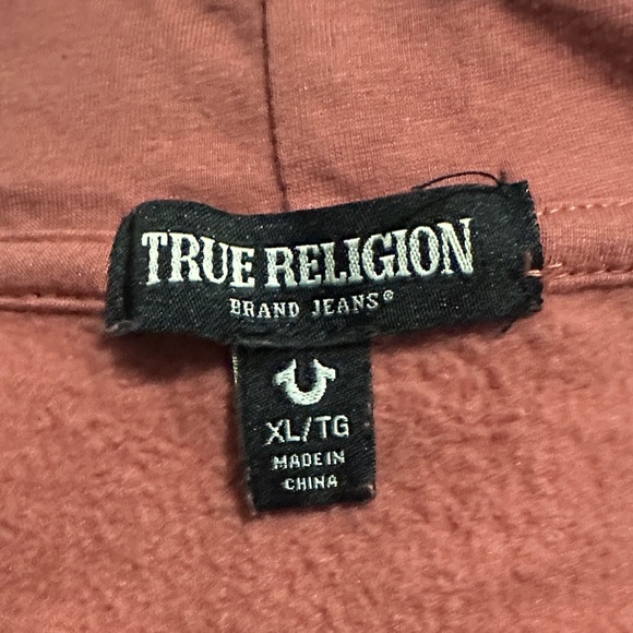 True Religion Pink Zip Hoodie - Picture 2 of 3